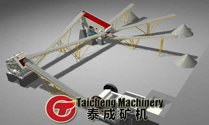 Stone crusher production line